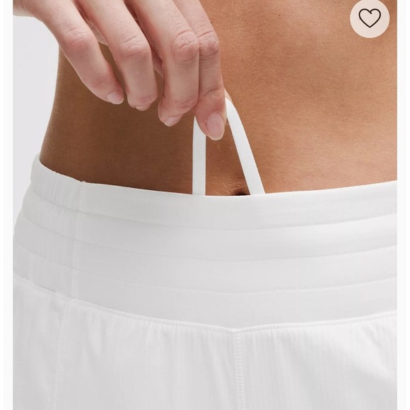 Lululemon Hotty Hot ShortsSize 6 white  athletic - Picture 3 of 9